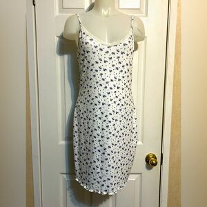 SHEIN Floral White Slip Dress